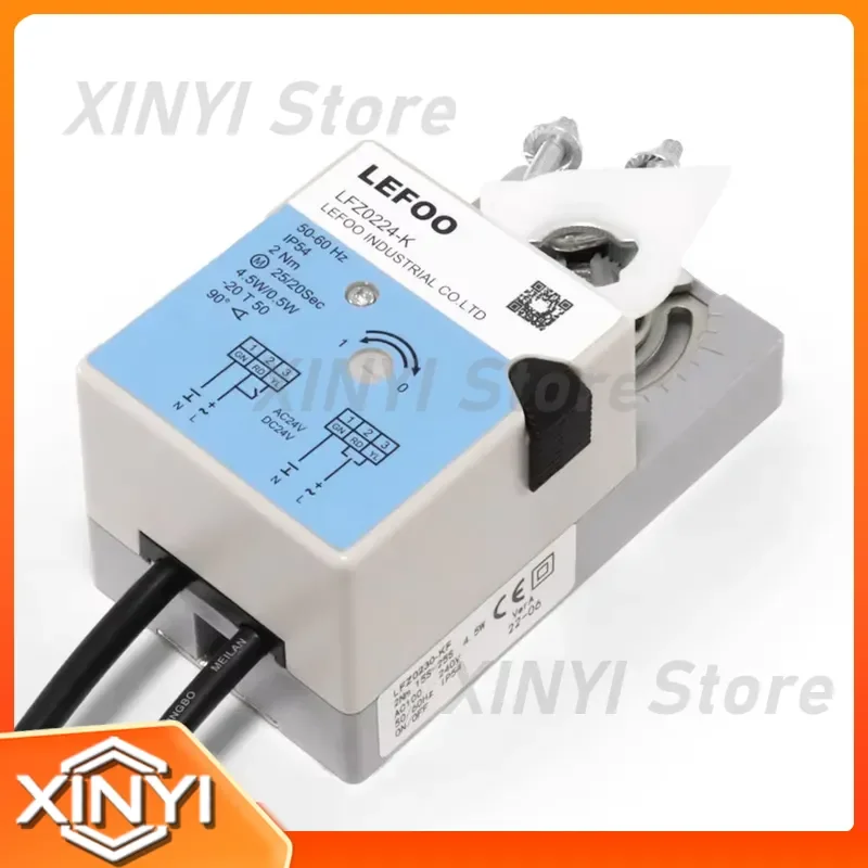 for Long Service Life 4-20mA 0-10V Damper Rotary Actuator with Manual Operation for Building Automation Water Pressure