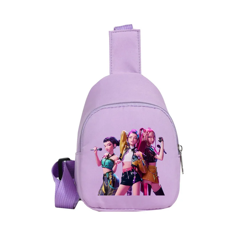 

1pcs chest bag cartoon new casual shoulder bag trend body bag foreign trade portable backpack