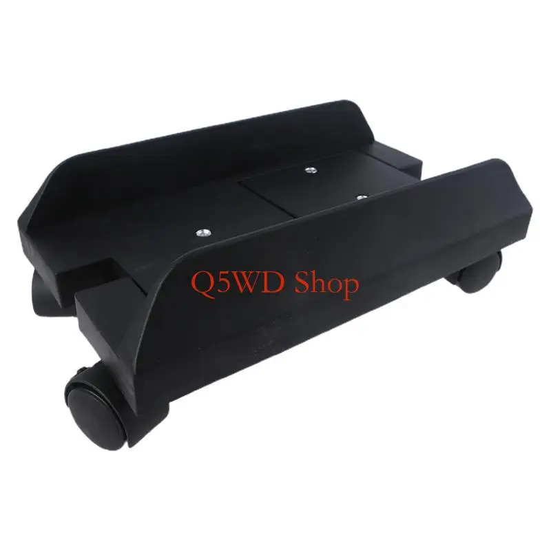Q5WD Adjustable Mobile CPU Stand Cart Computer Tower Stand with 4 Casters for Floor Carpet Gaming for Case Easy to