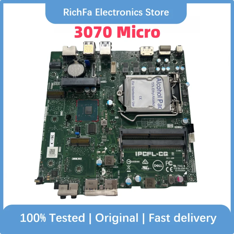 

Original used For Dell OptiPlex 3070 Micro Motherboard 5YDCW 05YDCW IPCFL-CG R LGA1151 DDR4 100%Tested Fast Ship