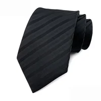 31 Colors Luxury 8CM Mens Necktie Black Color Stripes Floral Plaid Solid Ties For Man Neck Tie For Business Wedding Party 6