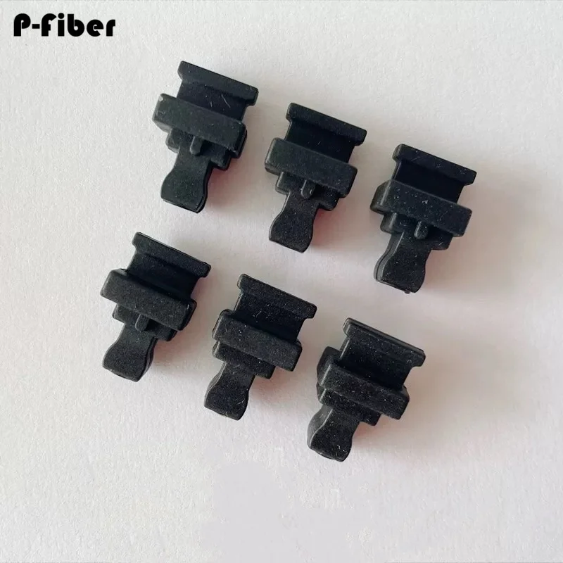 Fiber optic dust plug 100pcs for EPONGPON module SC port plug SFP optical module protective cover silicone cap