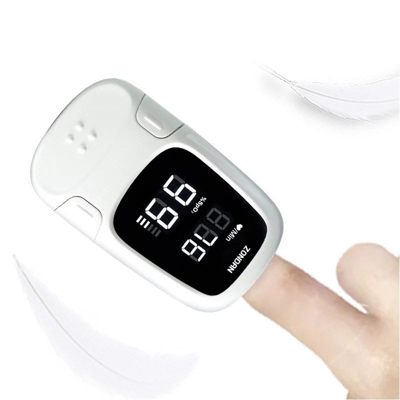 Finger Pulse Oximeter OLED Blood Oxygen Saturation Heart Rate Monitor Oxymeters Medical With Respiratory Digital Oximeter