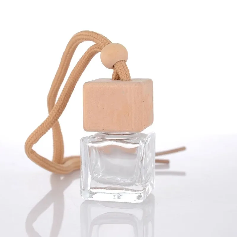 500PCS 5ml Car Perfume Diffuser Empty Clear Glass Bottle With Logo Shipping to USA