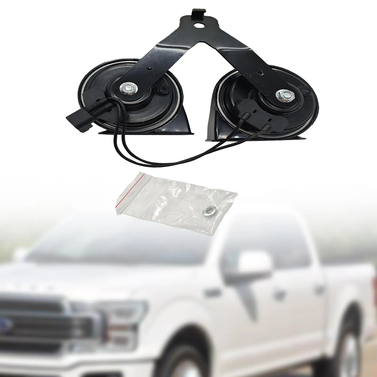 Sturdy Metal Double Horn Assembly Car Horn Upgrade for Ford F 150 2015 2022 Reliable Easy Setup