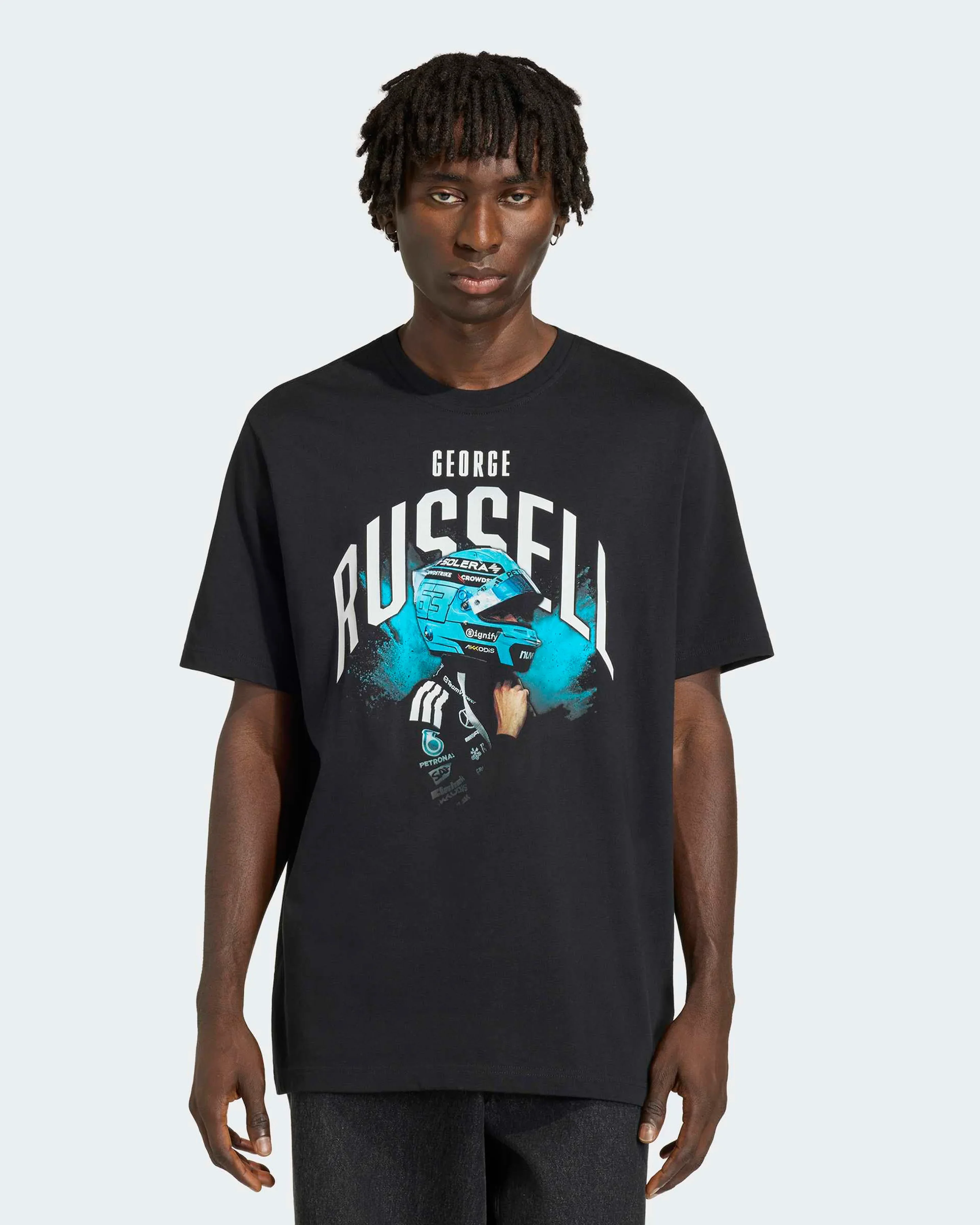 2026 George Russell Pure Cotton T-shirt Runner Up, Comfortable, Breathable, High-quality Ins Y2k