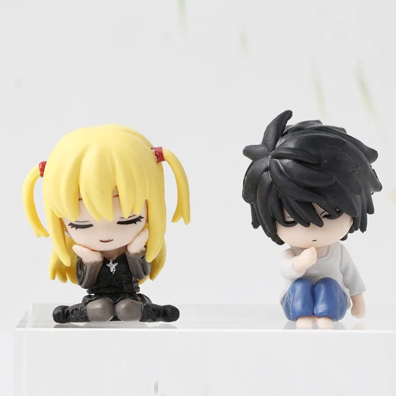 Cute Cartoon Character Mini Figure Cute Mini Ornament For Car Interior Decor Desktop Display Collectible Anime Figurine