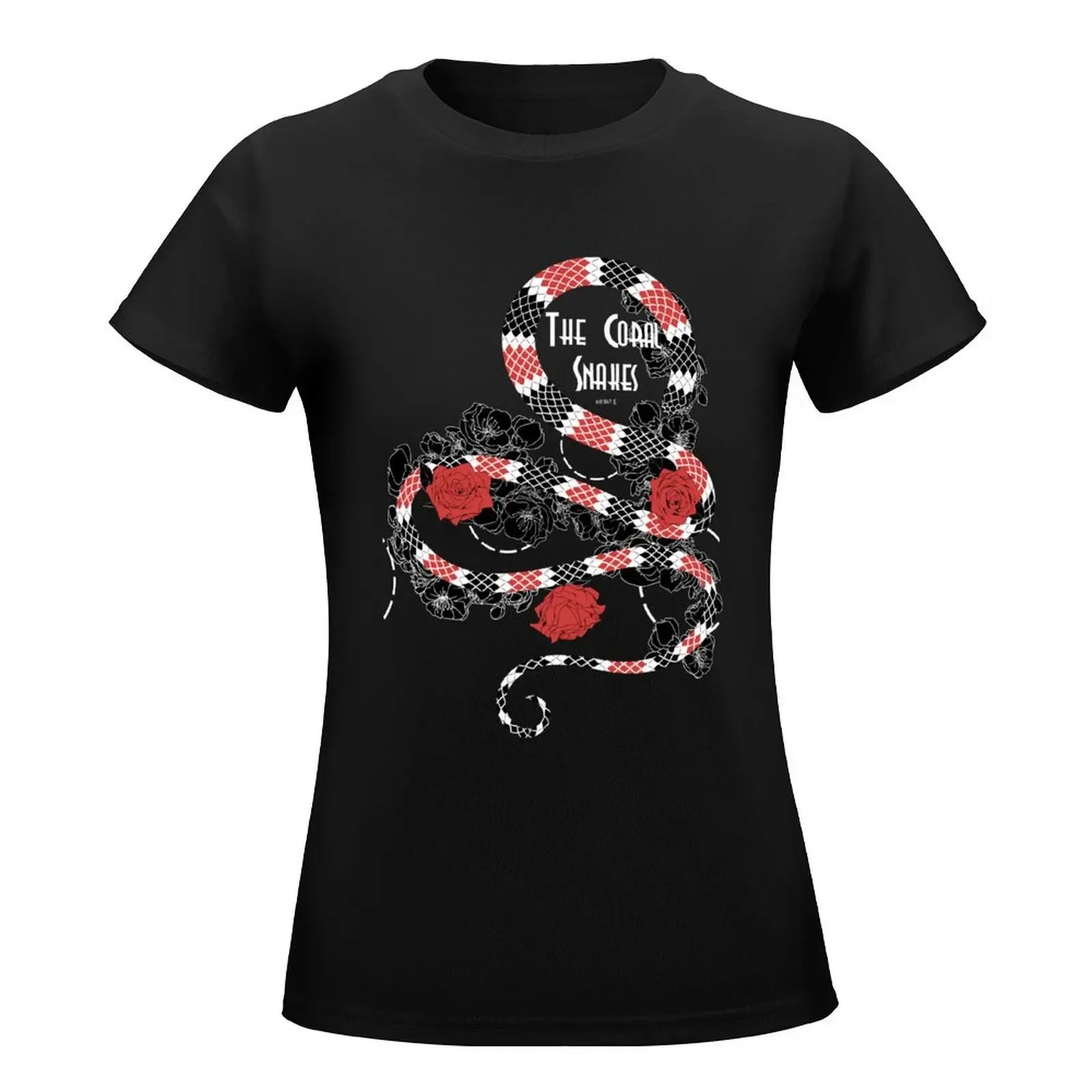 Coral Snakes - Dark T-Shirt summer top anime clothes cotton t shirts Women