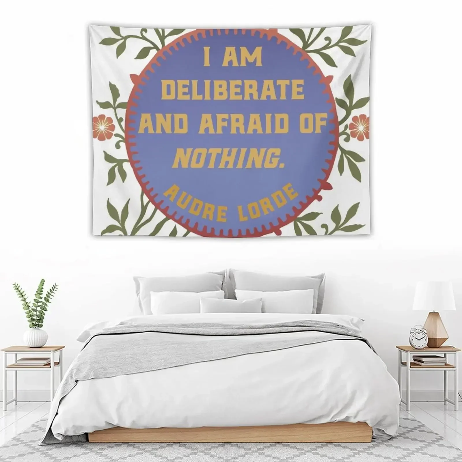 

I Am Deliberate And Afraid Of Nothing. Audre Lorde Tapestry Decorative Paintings Wall Mural Tapestry