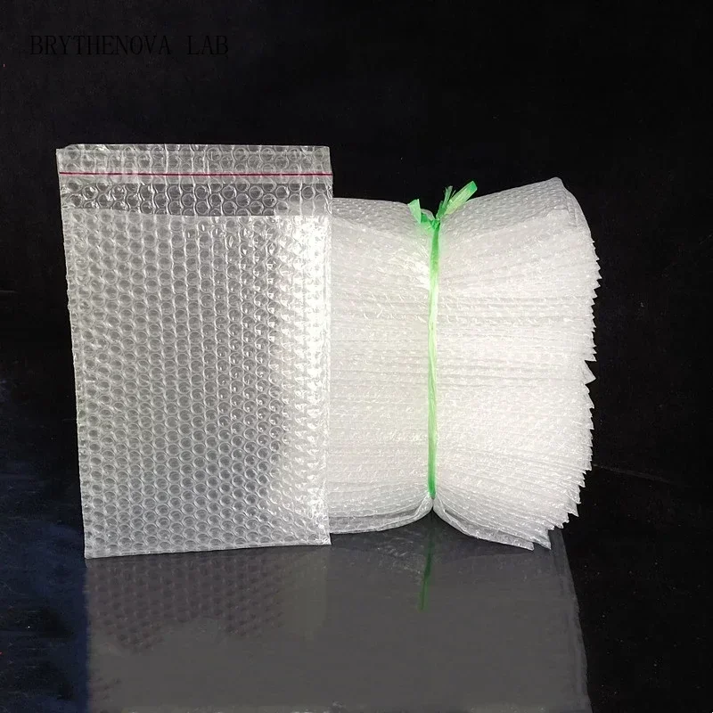 100pcs Thick Bubble Bag Anti Static Waterproof Self-Seal Express Transportation Packaging Cosmetic Bags Shipping Wrap Air Bags