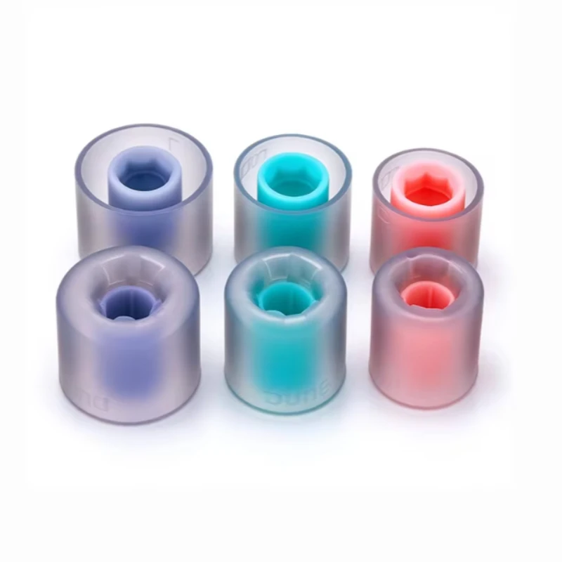 DUNU S&S PRO Eartips Stage&Studio Flexible Straight-Wall Silicone Eartips Hexagonal acoustic flow channel 3 Pairs Pack