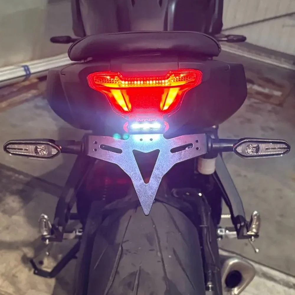 MT-07 Tail Tidy Fender Eliminator License Plate Holder For Yamaha MT07 2013 - 2015 2016 2017 2018 2019 2020 2021 2022 2023 2024