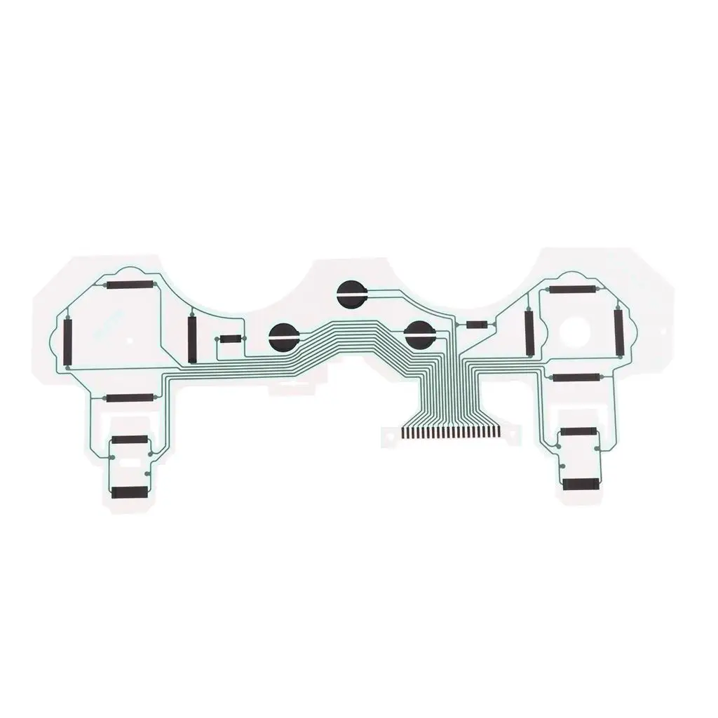 Płytka drukowana kontrolera PS3 z folią przewodzącą do klawiatury