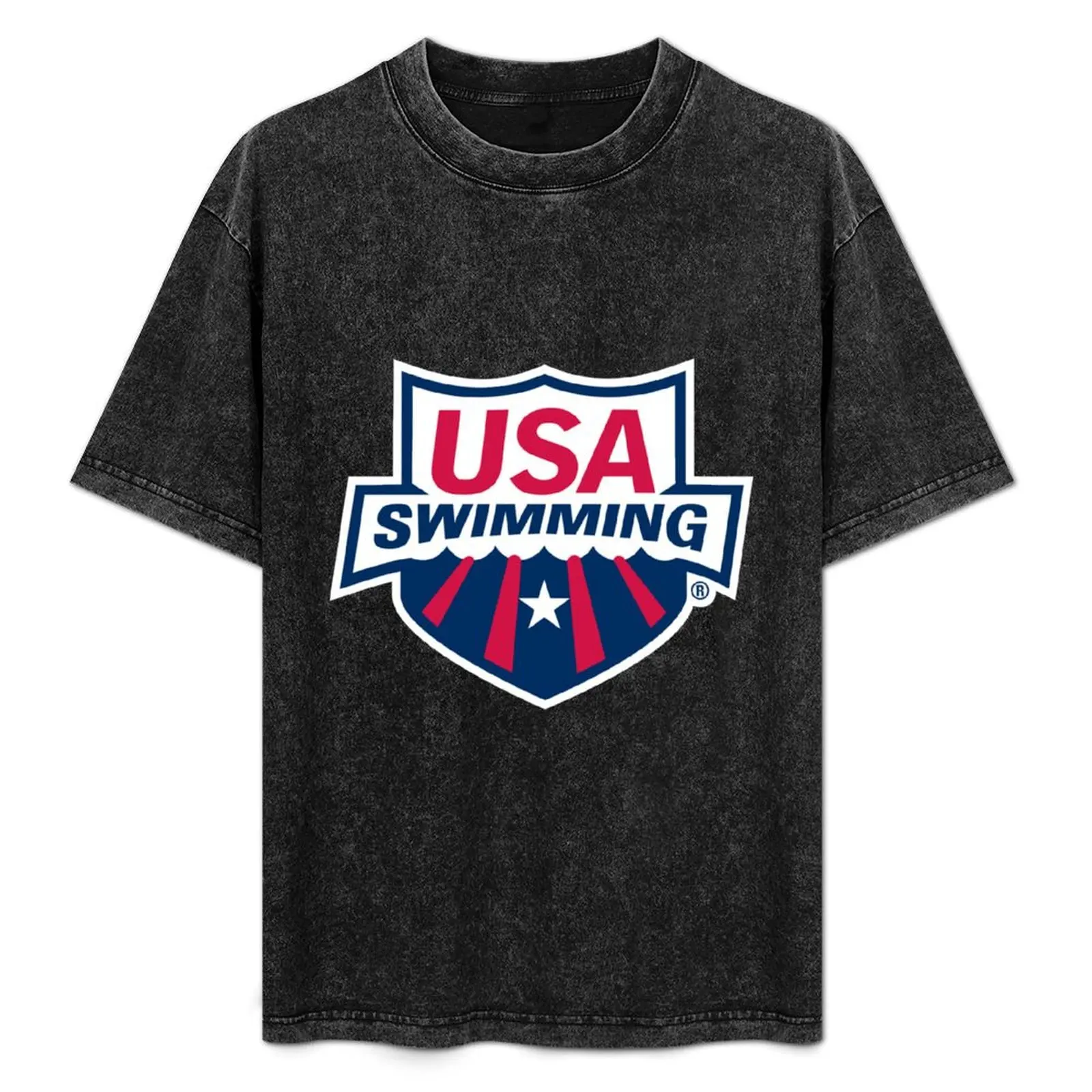 USA Swimming T-Shirt Big and Tall Basic Tee Shirt