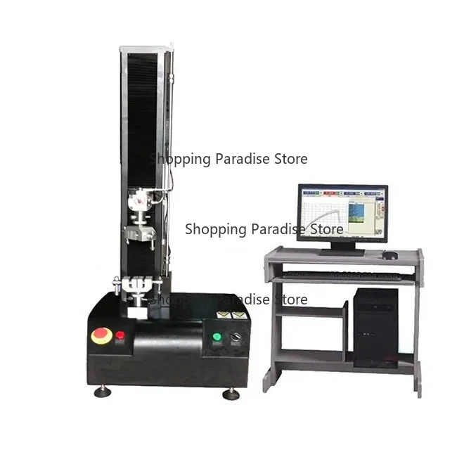 Single Column Electric Micro-Computer Universal Testing Machine Fabric Tensile Strength Tester