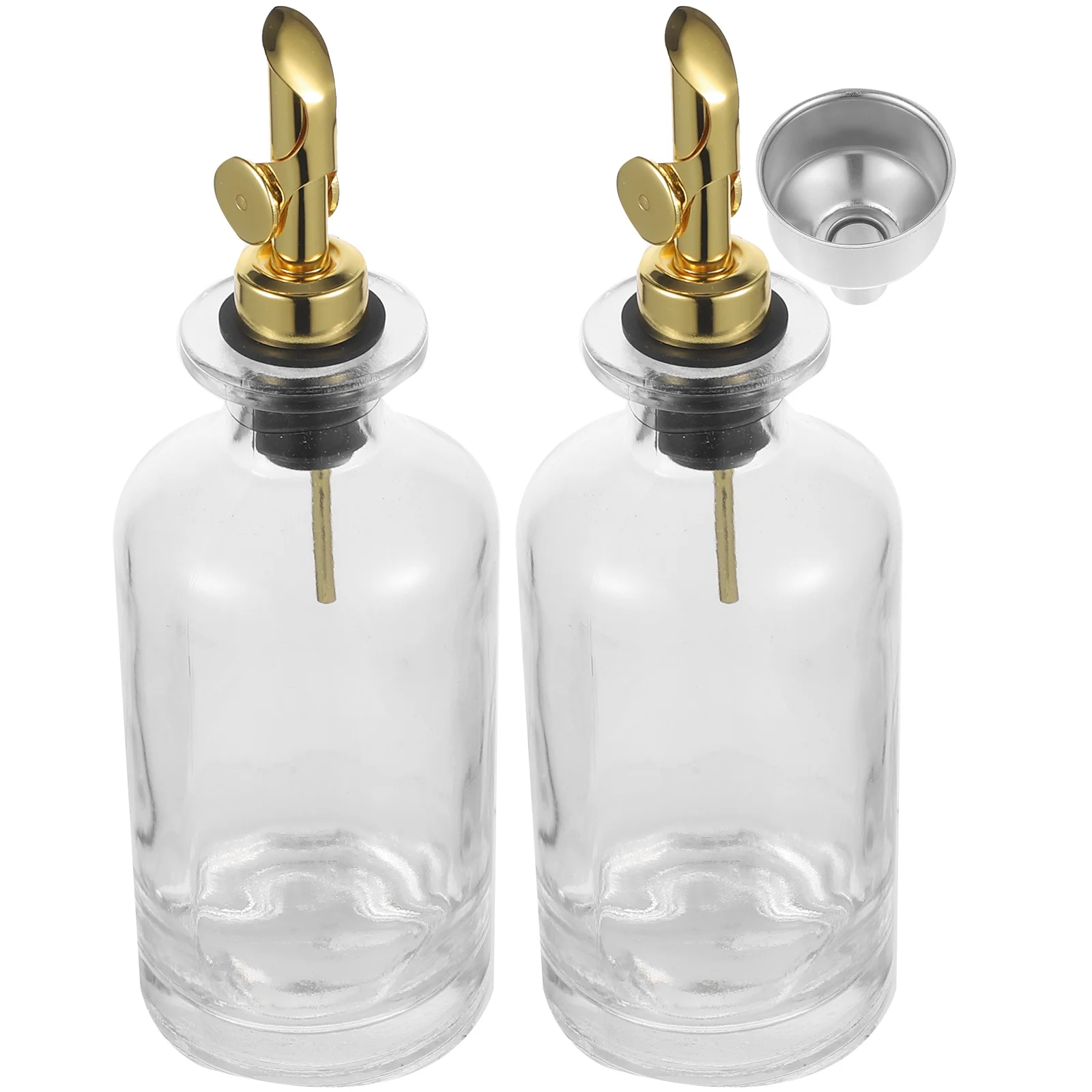 

Kitchen Oil Bottle 1Set Premium Material Olive Vinegar Dispenser Easy Clean Modern Style Home Restaurant Catering