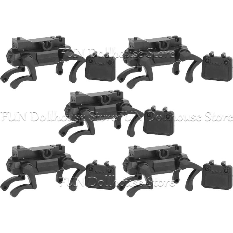 Ville militaire SWAT modèles télécommandés Drone Robot chien blocs de construction mécanique loup armée UAV liquide accessoires briques jouets