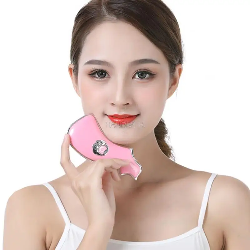 

Electric beauty scrapping instrumentElectric Scraping Plate Electric Vibration Heating Beauty Instrument Facial Lift Massage Thi