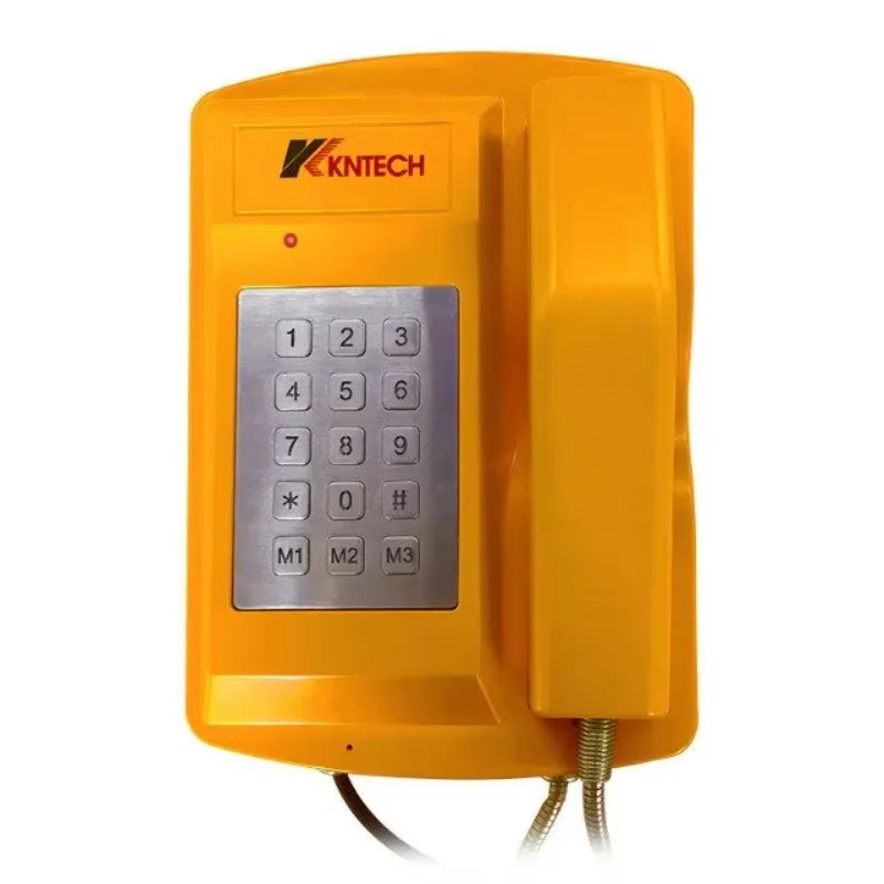 KNTECH China Supplier Outdoor New Pabx Weatherproof Sip  Industrial Heavy Duty Vandal Proof Telephone
