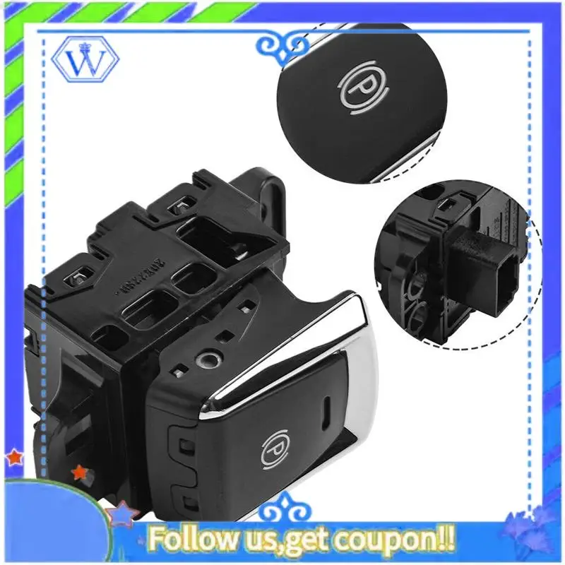 

M46K-Car Electronic Handbrake Button Switch Parking Brake Control Switch Component 969XC-4EA0A For Nissan Qashqai 2014-2018