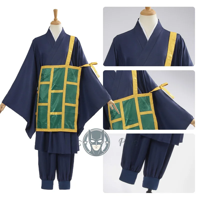 Geto Suguru Jujutsu Kaisen Costume Cosplay Nero Blu kimono Uniforme scolastica Anime Vestire Costumi di Halloween per le donne Uomo
