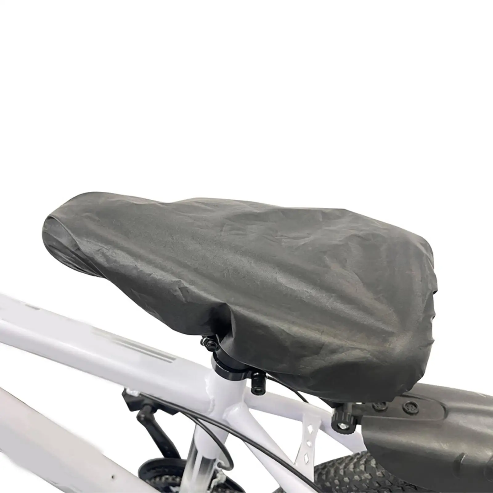 Universal Waterproof Bike Seat Cover, Elastic Saddle Cover, Almofada portátil Rainproof, Acessórios de bicicleta