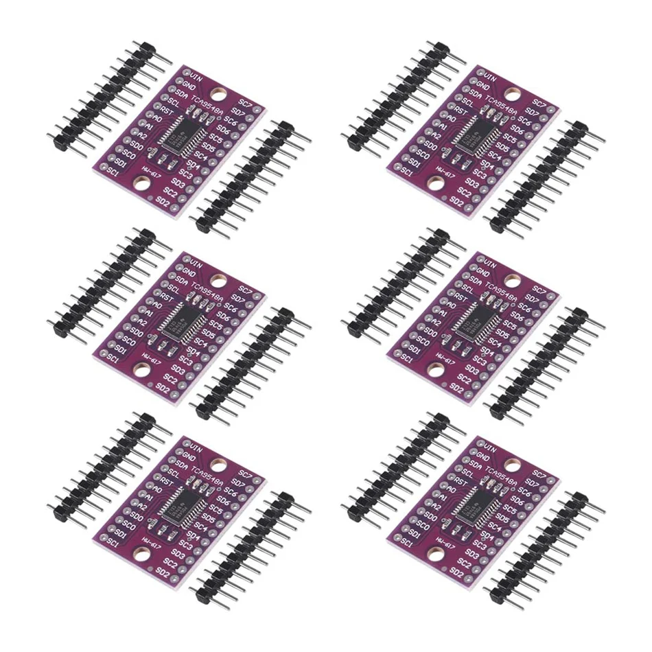 6PCS TCA9548A I2C IIC Multiplexer Breakout Board Module scheda di sviluppo di espansione a 8 canali per Arduino