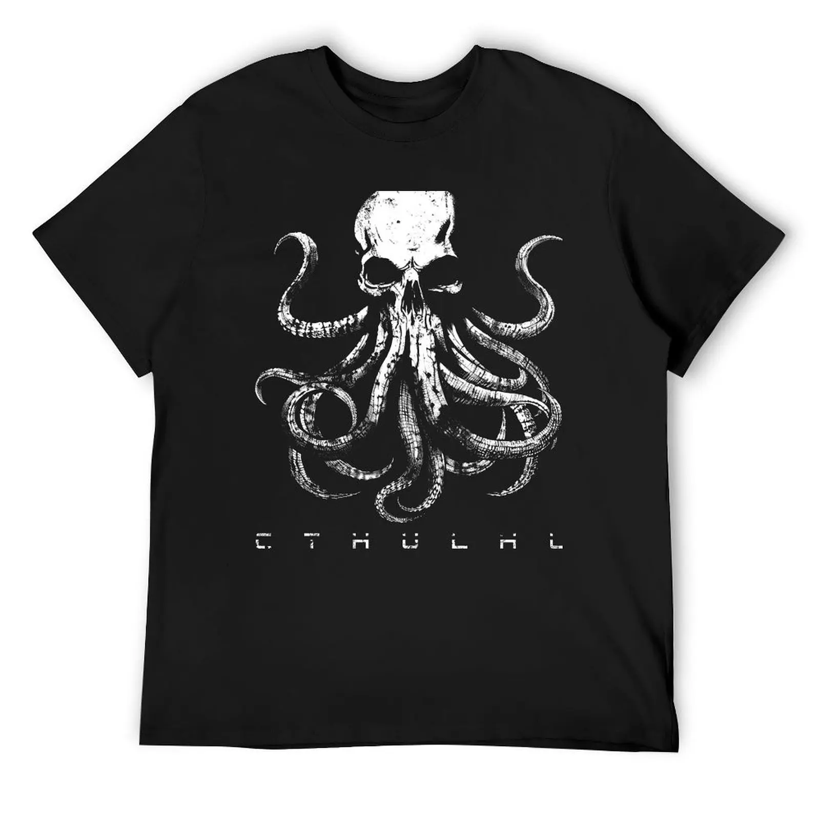 Cthulhu Dark Skull T-Shirt oversized t shirt quick drying customizeds mens clothes