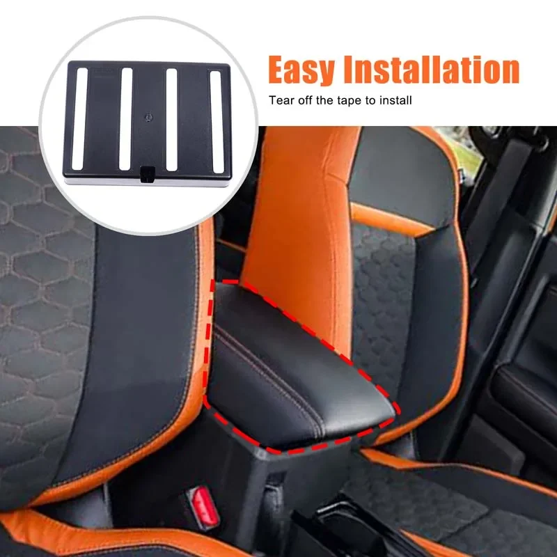 For 2024-2025 Mitsubishi L200 Triton Arm Case Privacy Storage Box Central Arm Case Hidden Storage Box ABS 1pcs