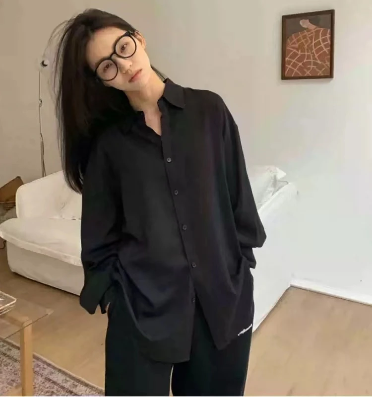 

Женское гладкое тонкое солнцезащитное пальто свободного покроя в Корейском стиле с воротником-стойкой, длинное пальто из полиэстера средней длины