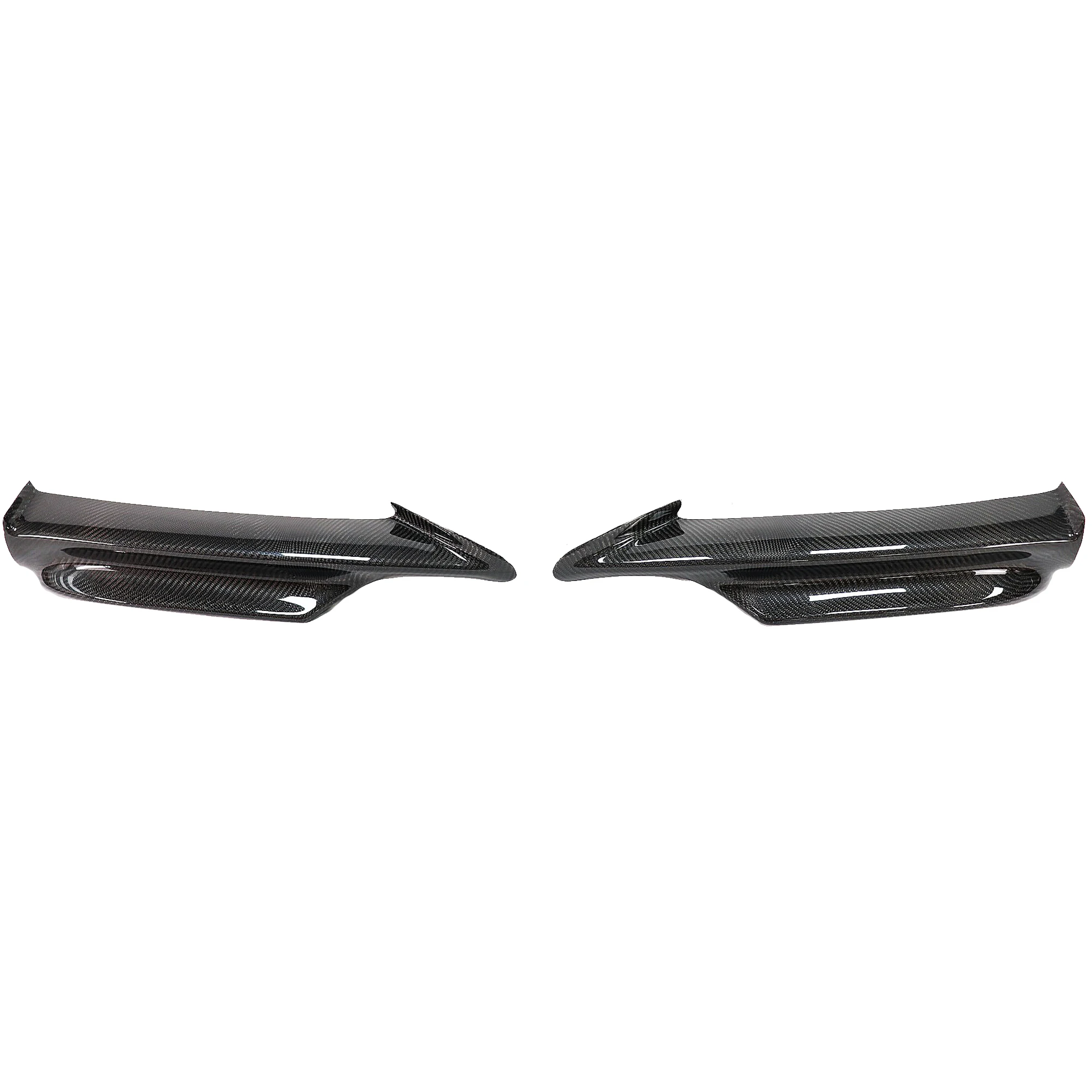 P STYLE CARBON FIBER FRONT SPLITTERS FOR E90 LCI M TECH