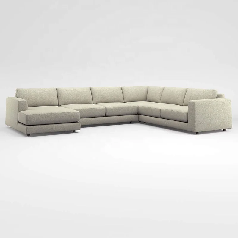 ag-Modular Square Fabric Sofa Set for Home Villa School Park & Basement Living Room Use@