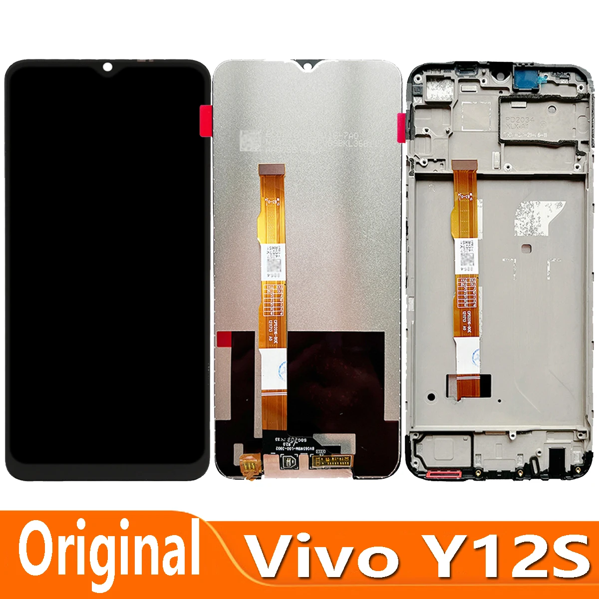 

For VIVO Y12S V2026 V2033 V2042 V2069 V2039 LCD Display Touch Digitizer Screen Assembly Replacement Parts