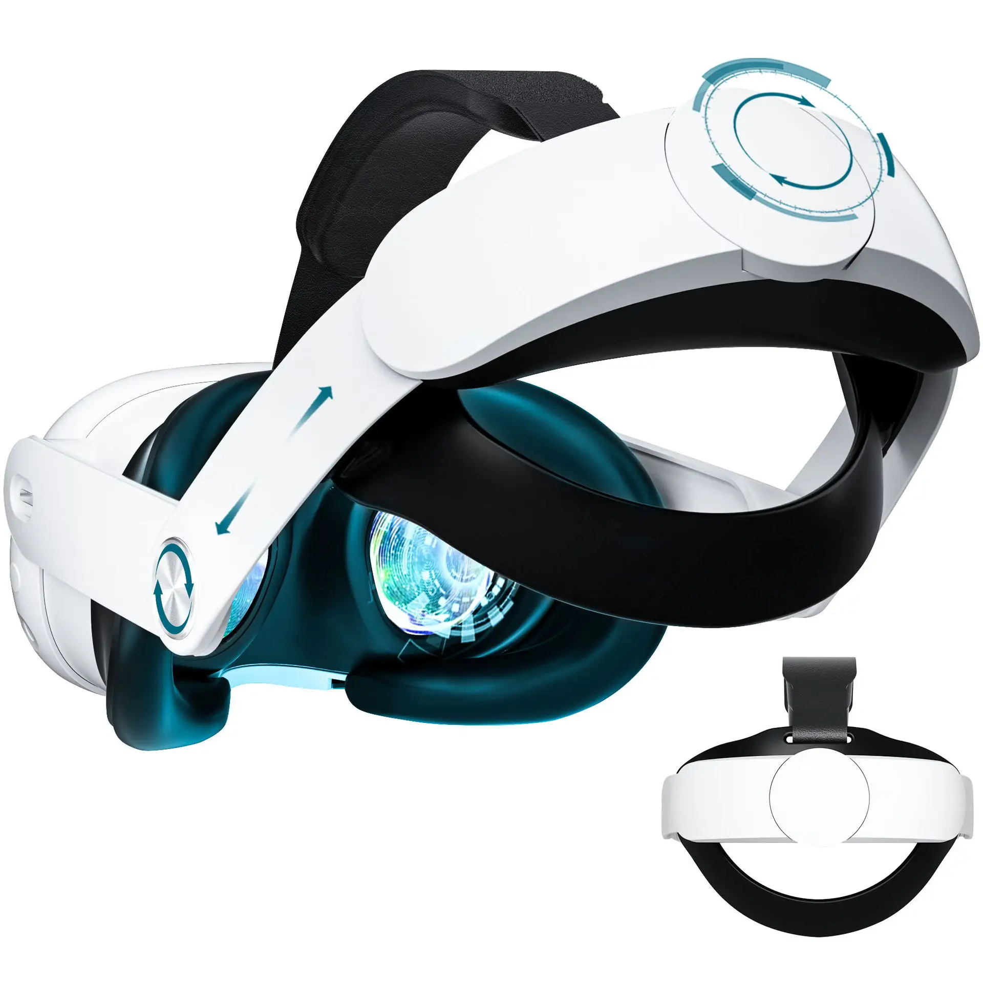 Replacement Elite Strap for Meta Quest 3 VR Headset Enhanced Support Adjustable Head Strap for Meta Quest 3 Accessories