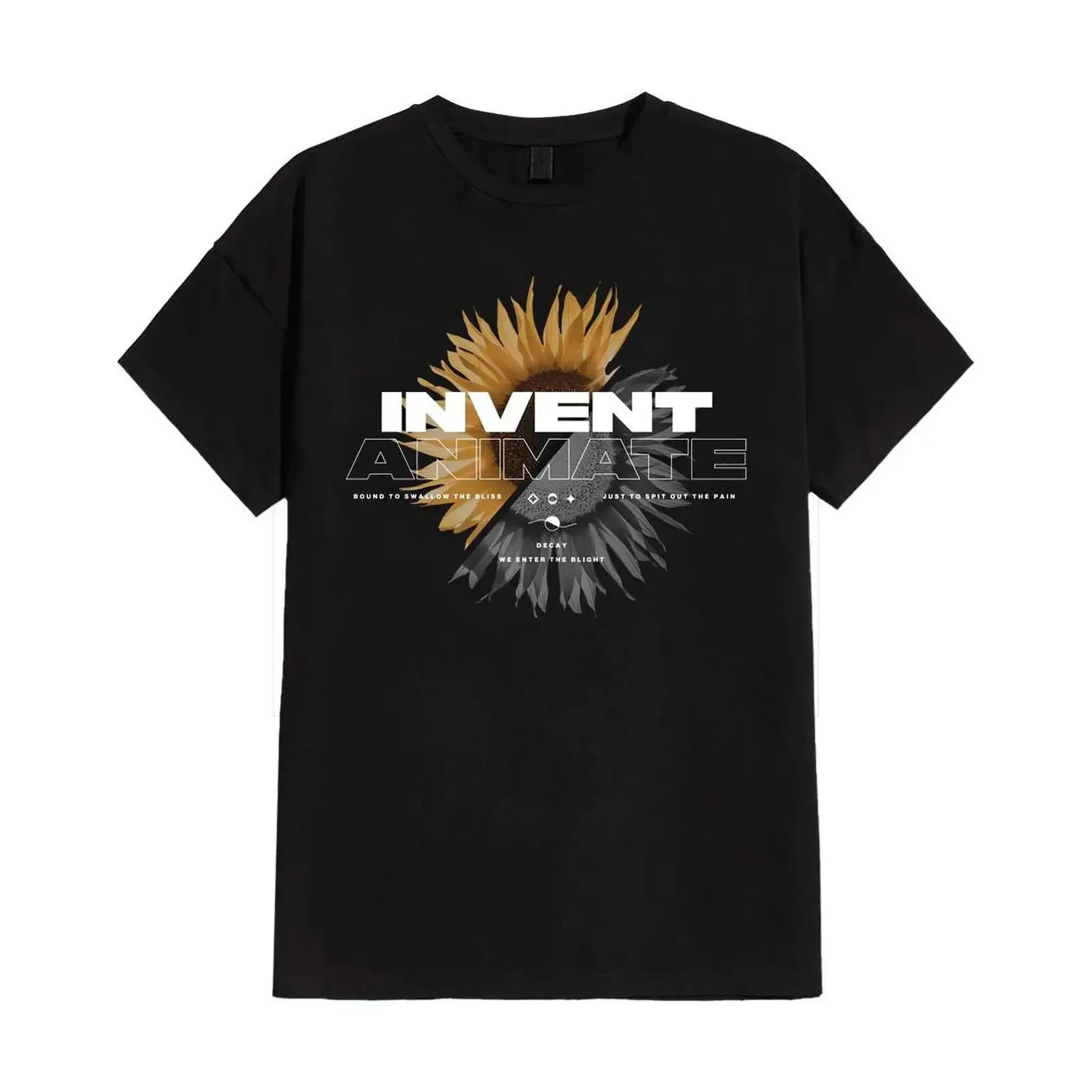 Invent Animate Heavener T Shirt Bloom In Heaven Tour Band Top vintage Washed Slightly Comfortable fashion Stretched graphic