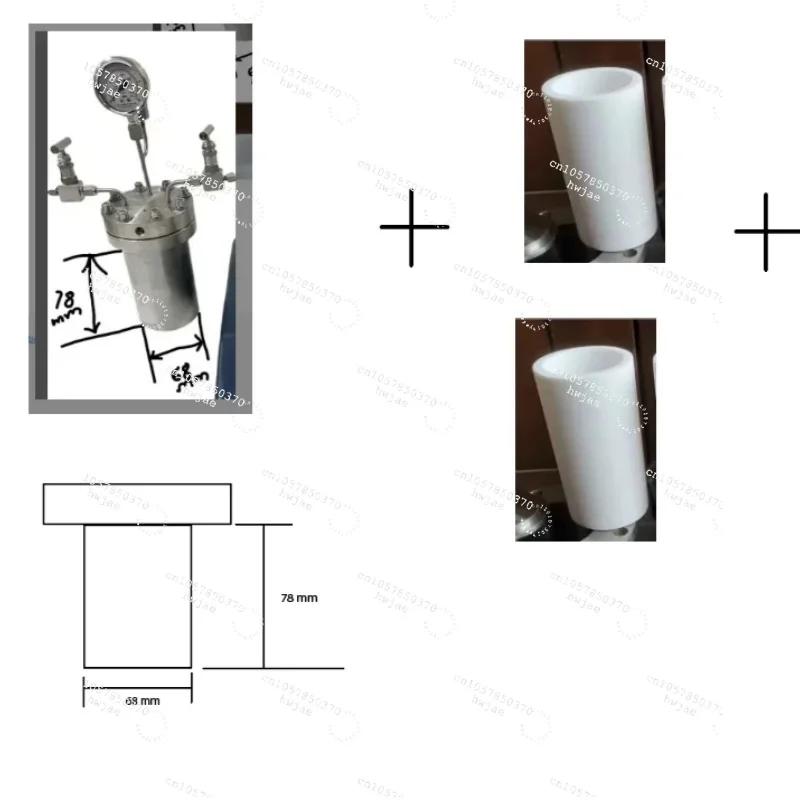 100ml, maximum operating temperature is 220 degrees Celsius, maximum working pressure is 5 megapascals