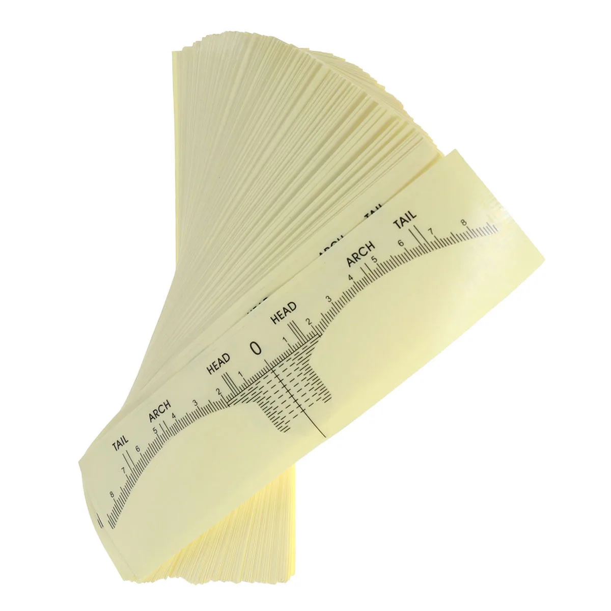 100 pezzi stencil per mappatura sopracciglia righello guida modellante professionale modello riutilizzabile per sopracciglia per allenamento simmetrico e permanente