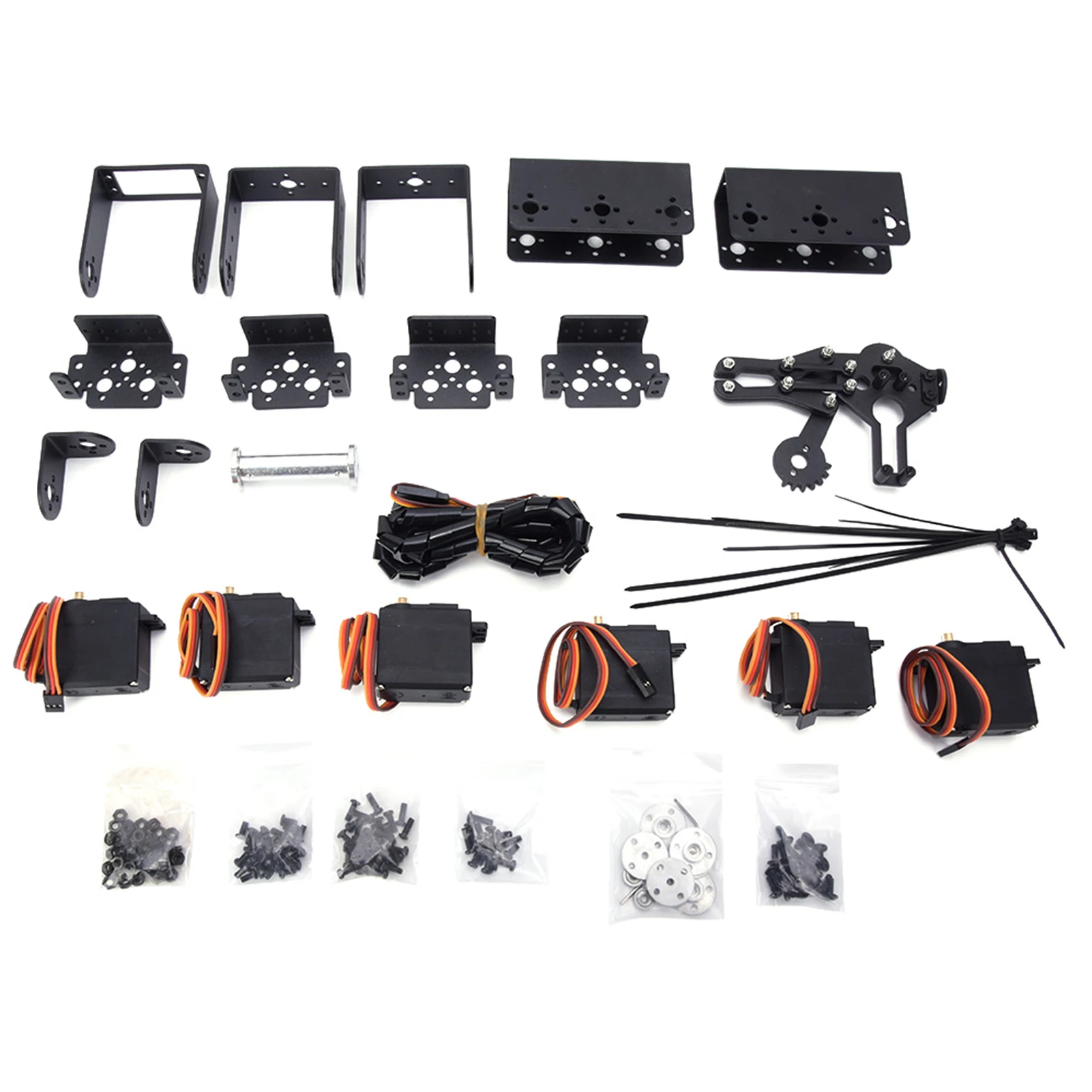 Bagian Robot Industri 6DOF Kit Cakar Penjepit Lengan Mekanis Robot DOF Manipulator Bagian Robot Industri Cakar Robot Lengan Mekanis