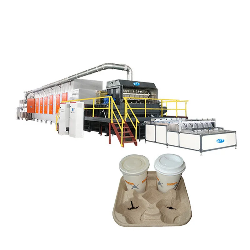 Exported To Africa --Semi Automatic Recycled Paper Pulp Molding Machine Making Egg Tray/fruit Tray /coffee Cup Tray