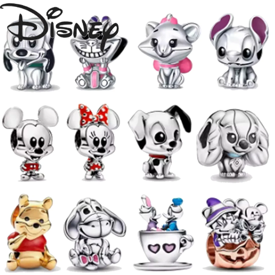 

Christmas Gfit925 Silver Minnie Swinging Series Fit Original Bracelet Pendant Jewelry
