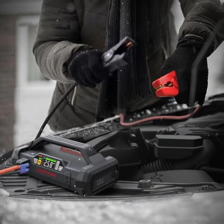 JA300 الانتقال كاتب مع ضاغط الهواء 1500Amp 12 فولت بطارية السيارة المحمولة الداعم حزمة ل ما يصل إلى 7.0L الغاز أو 4.5L محرك الديزل 15 #2