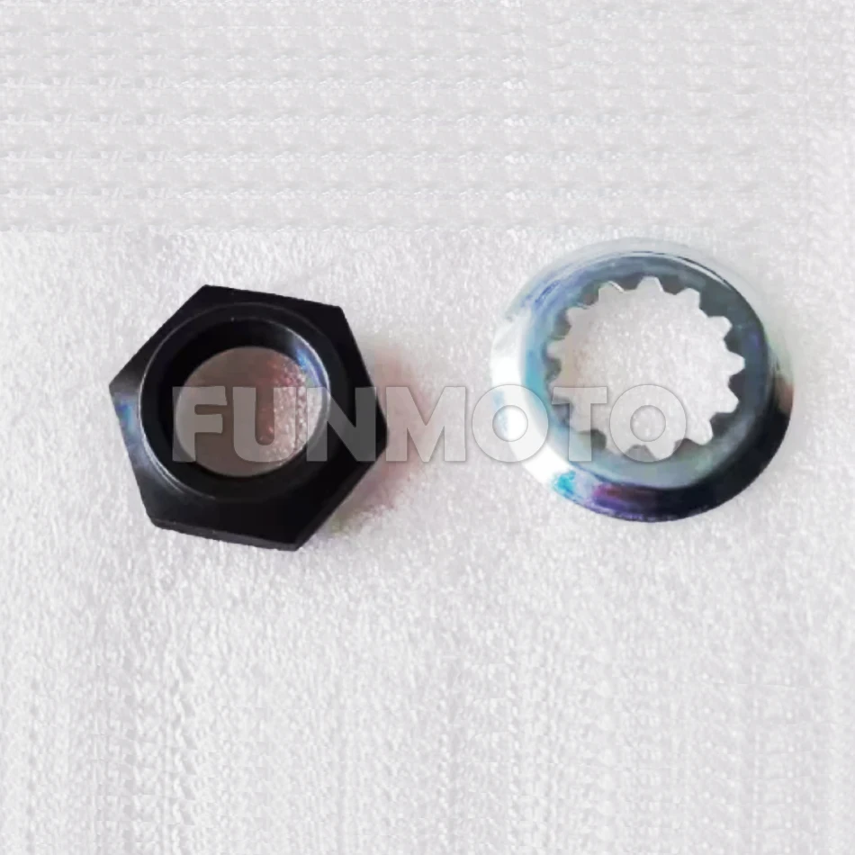 Sprocket nut and lock washer suit CF450NK/CF450SR/CF450MT/CF450SRS/CF450CLC