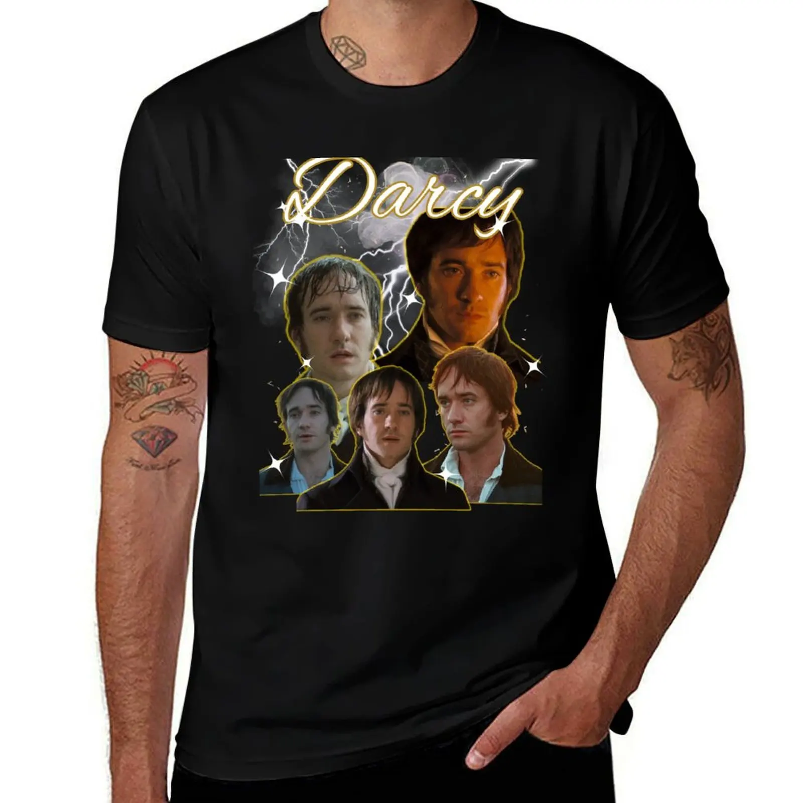 

Mr Darcy retro T-Shirt tees boys whites plus size clothes t shirts men