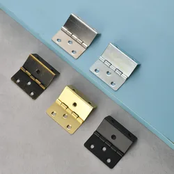 4-10pcs large size three fold antique iron sheet hinge 6 holes three fold right Angle hinge suitable for plate hidden door hinge