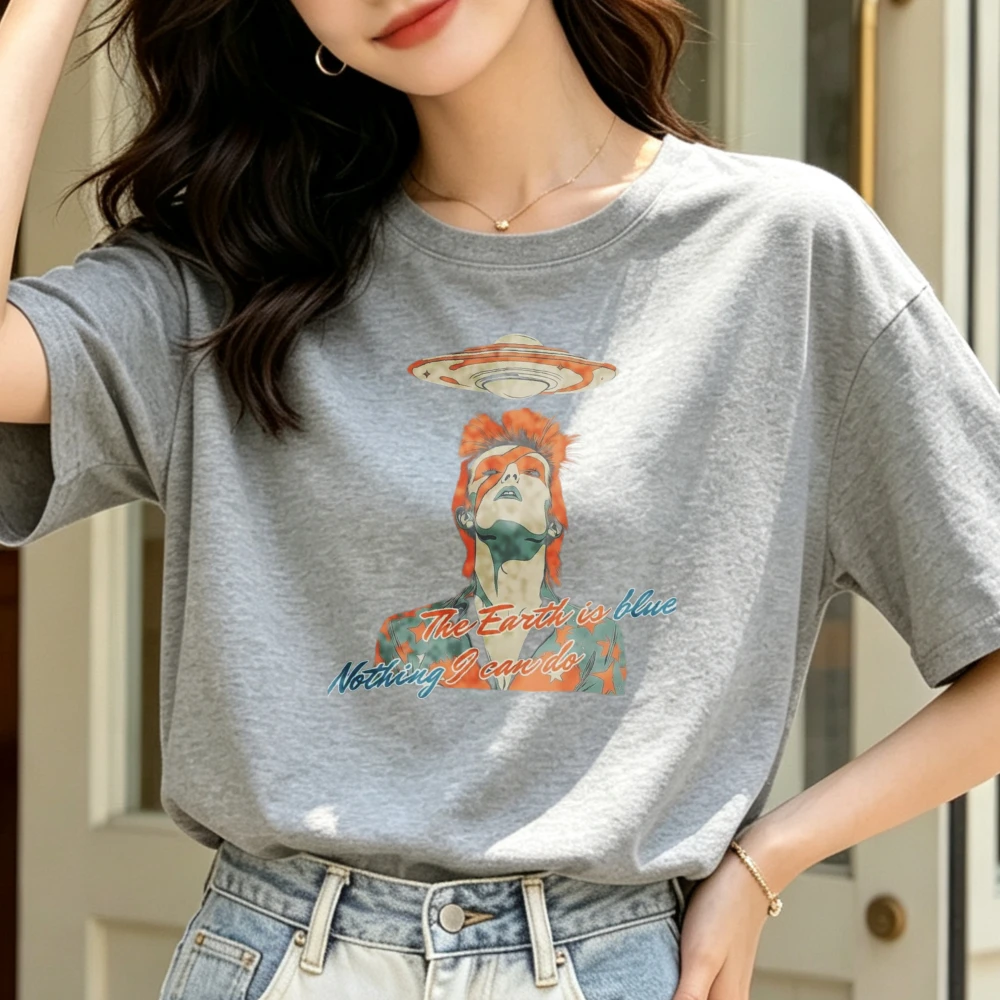 New Men'S And Women'S T-Shirt D-Davids Bowied Casual T-Shirt Short Sleeve T-Shirt Round Neck Clothes Printing Hot Sale 2026