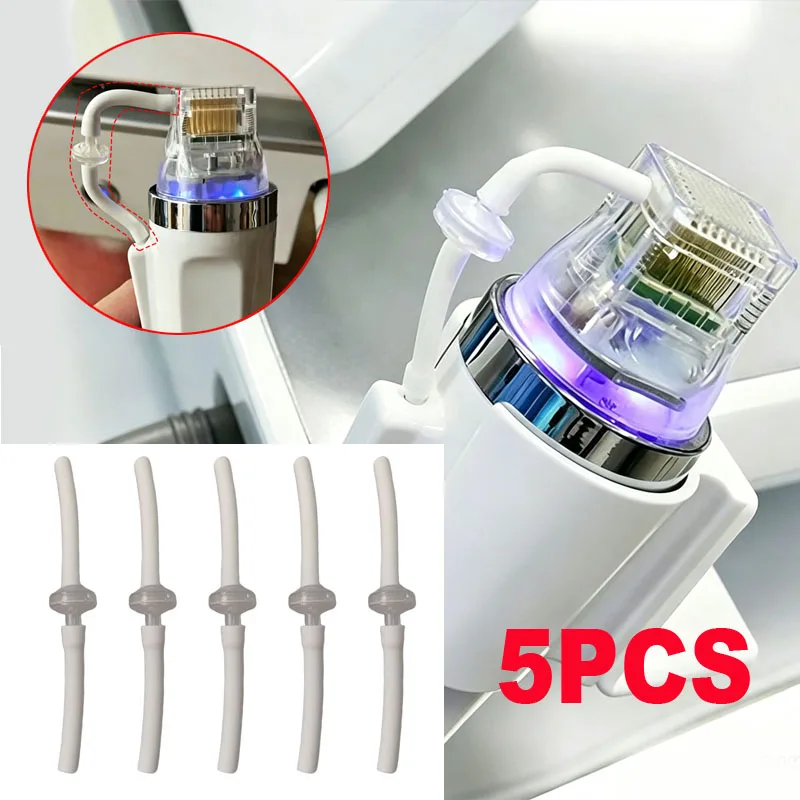 5pcs Connect Tube for Fractional RF Micro Needle Cartridge Machine Skin Care Beauty Anti Ageing Negative Pressure Catheter