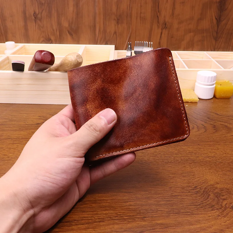Handmade Vintage Leather Wallet for Men