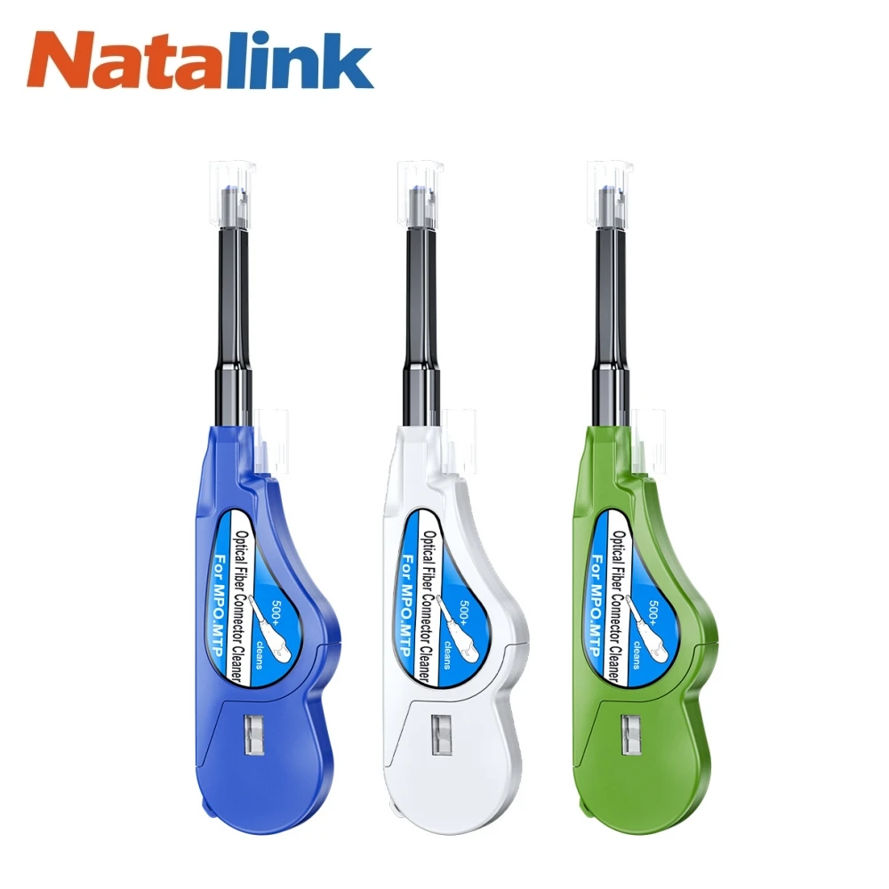 

Natalink Fiber Optic Cleaning Pen MPO Connector Optical Fiber Cleaning Tools Adapter Cleaner Up to 99% Stain Removal Rate