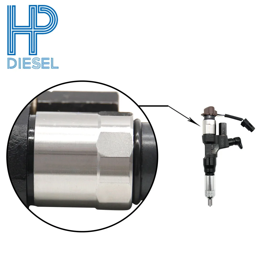 6pcs/lot High Pressure Diesel Injector 095000-6593 For DENSO V4600 Engine OEM Compatible Wholesale Price