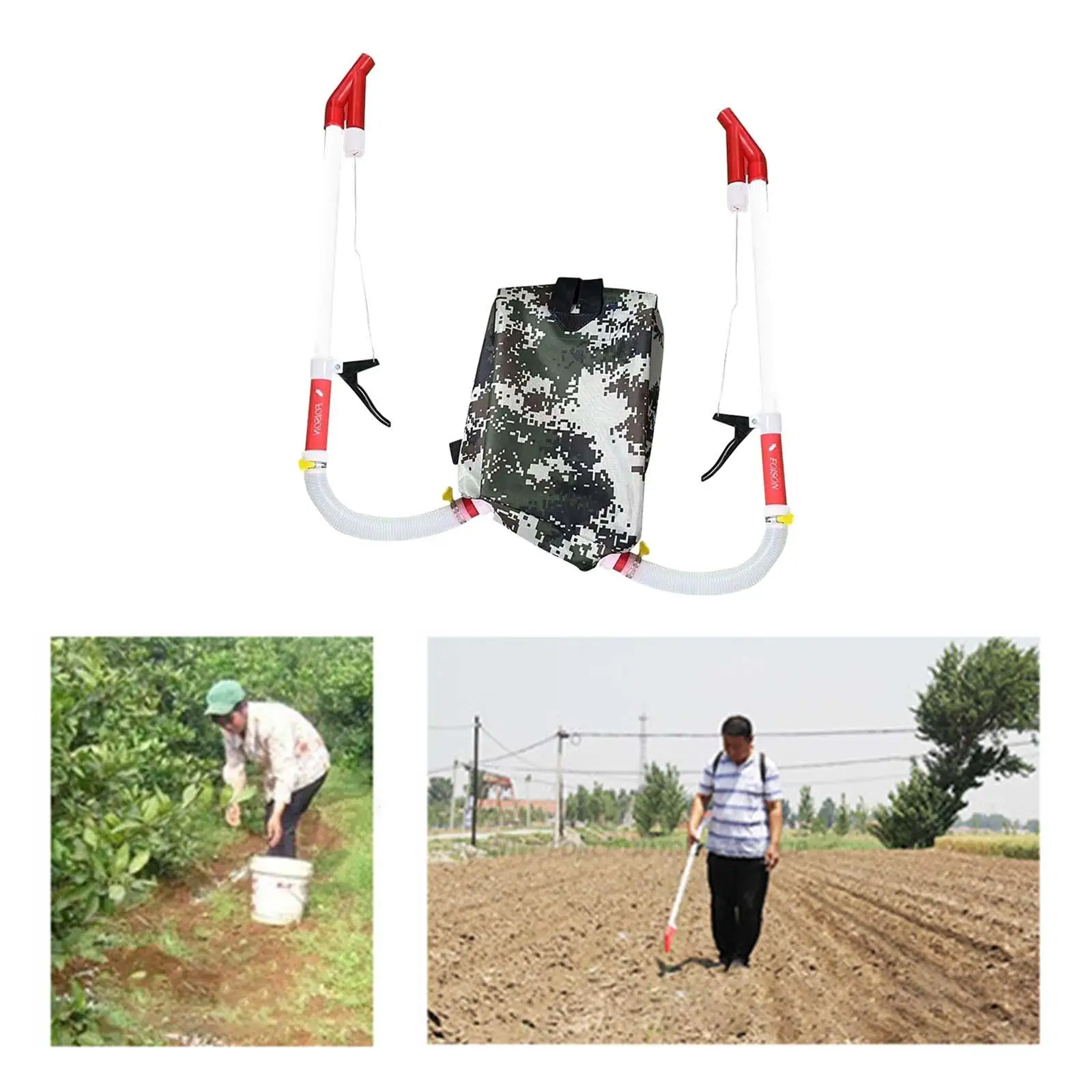 Manual Fertilizer Spreader Manure Applicator for Outdoor for Vegetables Lawn
